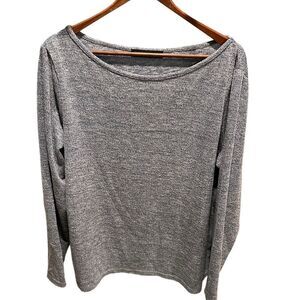 Zanzea blue and grey heathered long sleeved light weight sweater size XXL